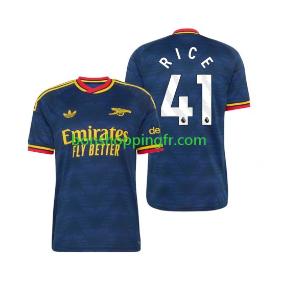Maillot Extérieur Arsenal Declan Rice 41 2026-2027 Manches Courtes Homme