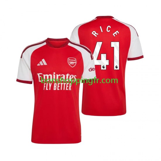 Maillot Domicile Arsenal Declan Rice 41 2026-2027 Manches Courtes Homme
