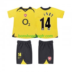 Maillot Rétro Extérieur Arsenal Thierry Henry 14 2005 2006 Manches Courtes Jeune Enfant(+shorts)