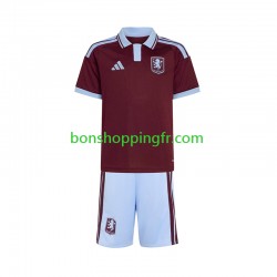 Maillot Domicile Aston Villa 2026-2027 Manches Courtes Jeune Enfant(+shorts)
