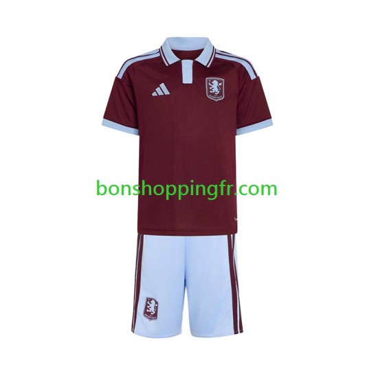 Maillot Domicile Aston Villa 2026-2027 Manches Courtes Jeune Enfant(+shorts)