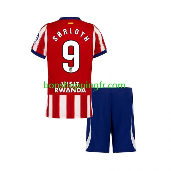 Maillot Domicile Atlético Madrid Alexander Sorloth 9 2026-2027 Manches Courtes Jeune Enfant(+shorts)