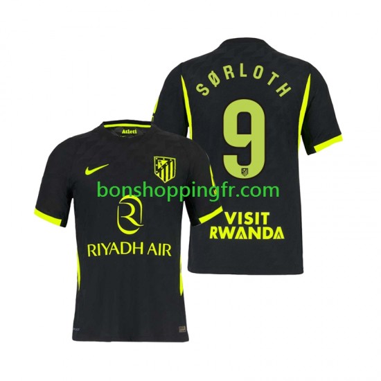Maillot Extérieur Atlético Madrid Alexander Sorloth 9 2026-2027 Manches Courtes Homme