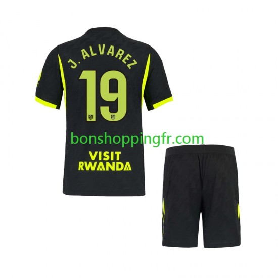 Maillot Extérieur Atlético Madrid Julian Alvarez 19 2026-2027 Manches Courtes Jeune Enfant(+shorts)