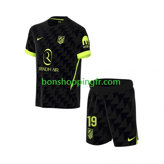 Maillot Extérieur Atlético Madrid Julian Alvarez 19 2026-2027 Manches Courtes Jeune Enfant(+shorts)