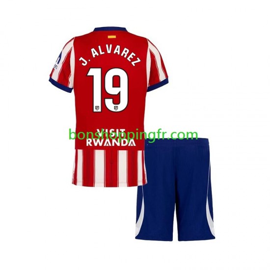 Maillot Domicile Atlético Madrid Julian Alvarez 19 2026-2027 Manches Courtes Jeune Enfant(+shorts)
