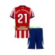 Maillot Domicile Atlético Madrid Obed Vargas 21 2026-2027 Manches Courtes Jeune Enfant(+shorts)