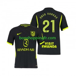 Maillot Extérieur Atlético Madrid Obed Vargas 21 2026-2027 Manches Courtes Homme