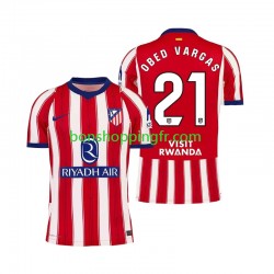 Maillot Domicile Atlético Madrid Obed Vargas 21 2026-2027 Manches Courtes Homme