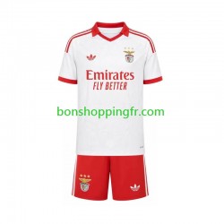 Maillot Extérieur Benfica 2026-2027 Manches Courtes Jeune Enfant(+shorts)