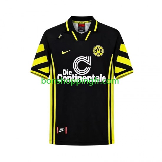 Maillot Rétro Extérieur Borussia Dortmund 1996 Manches Courtes Homme