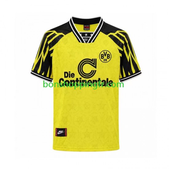 Maillot Rétro Domicile Borussia Dortmund 1994 Manches Courtes Homme