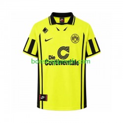 Maillot Rétro Domicile Borussia Dortmund 1996 Manches Courtes Homme