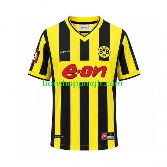 Maillot Rétro Domicile Borussia Dortmund 2000 Manches Courtes Homme