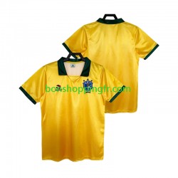Maillot Rétro Domicile Brésil 1988 Manches Courtes Homme