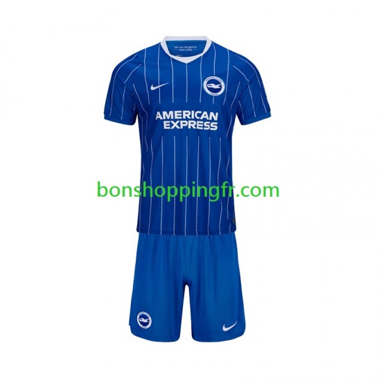 Maillot Domicile Brighton Hove Albion 2026-2027 Manches Courtes Jeune Enfant(+shorts)