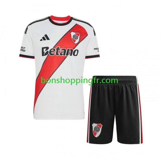 Maillot Domicile CA River Plate 2026-2027 Manches Courtes Jeune Enfant(+shorts)
