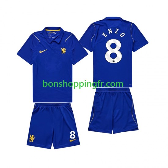 Maillot Domicile Chlesea Enzo Fernandez 8 2026-2027 Manches Courtes Jeune Enfant(+shorts)