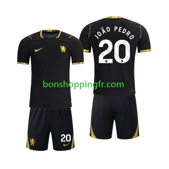Maillot Extérieur Chlesea Joao Pedro 20 2026-2027 Manches Courtes Jeune Enfant(+shorts)