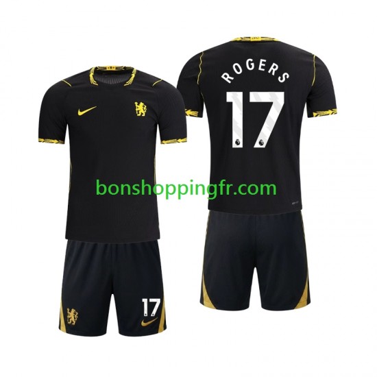 Maillot Extérieur Chlesea Morgan Rogers 17 2026-2027 Manches Courtes Jeune Enfant(+shorts)