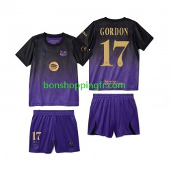 Maillot Extérieur FC Barcelone Anthony Gordon 17 2026-2027 Manches Courtes Jeune Enfant(+shorts)