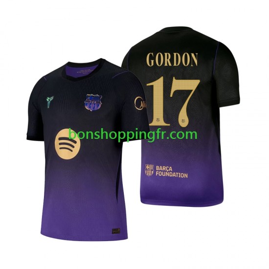 Maillot Extérieur FC Barcelone Anthony Gordon 17 2026-2027 Manches Courtes Homme