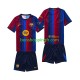 Maillot Domicile FC Barcelone 2026-2027 Manches Courtes Jeune Enfant(+shorts)