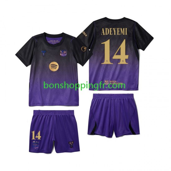 Maillot Extérieur FC Barcelone Karim Adeyemi 14 2026-2027 Manches Courtes Jeune Enfant(+shorts)