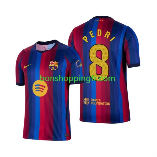 Maillot Domicile FC Barcelone Pedri 8 2026-2027 Manches Courtes Homme