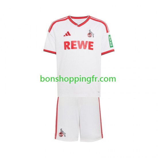 Maillot Domicile FC Cologne 2026-2027 Manches Courtes Jeune Enfant(+shorts)