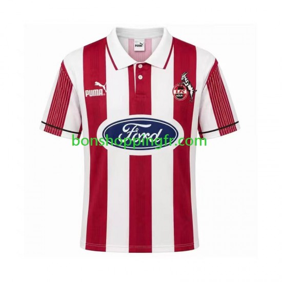 Maillot Rétro Domicile FC Cologne 1995 1996 Manches Courtes Homme