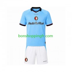 Maillot Extérieur Feyenoord Rotterdam 2026-2027 Manches Courtes Jeune Enfant(+shorts)