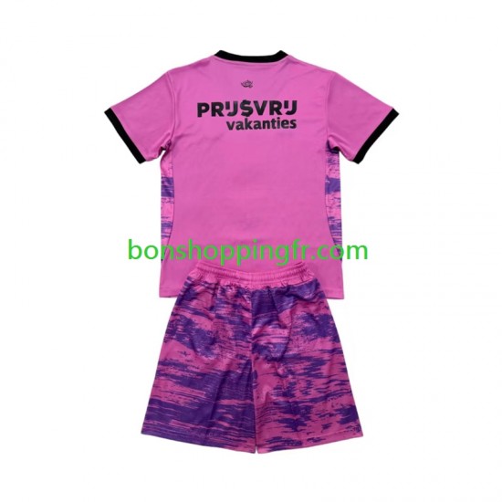 Maillot 3ème Feyenoord Rotterdam Gardien 2026-2027 Manches Courtes Jeune Enfant(+shorts)