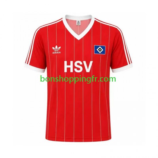 Maillot Rétro Extérieur Hamburger SV 1983 Manches Courtes Homme
