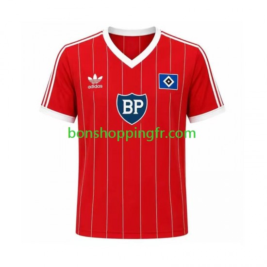 Maillot Rétro Extérieur Hamburger SV 1984 Manches Courtes Homme