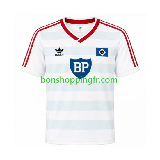 Maillot Rétro Extérieur Hamburger SV 1986 Manches Courtes Homme
