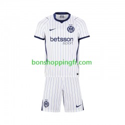 Maillot Extérieur Inter Milan 2026-2027 Manches Courtes Jeune Enfant(+shorts)