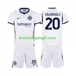 Maillot Extérieur Inter Milan Hakan Calhanoglu 20 2026-2027 Manches Courtes Jeune Enfant(+shorts)