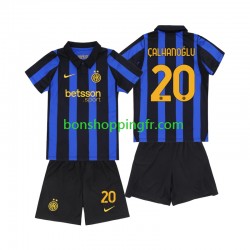 Maillot Domicile Inter Milan Hakan Calhanoglu 20 2026-2027 Manches Courtes Jeune Enfant(+shorts)
