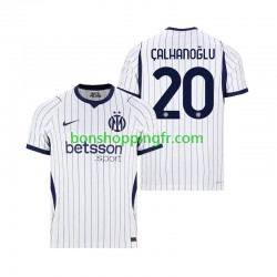 Maillot Extérieur Inter Milan Hakan Calhanoglu 20 2026-2027 Manches Courtes Homme