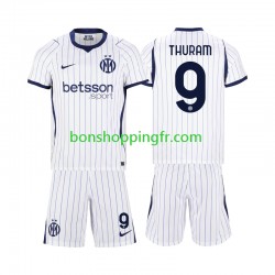 Maillot Extérieur Inter Milan Marcus Thuram 9 2026-2027 Manches Courtes Jeune Enfant(+shorts)
