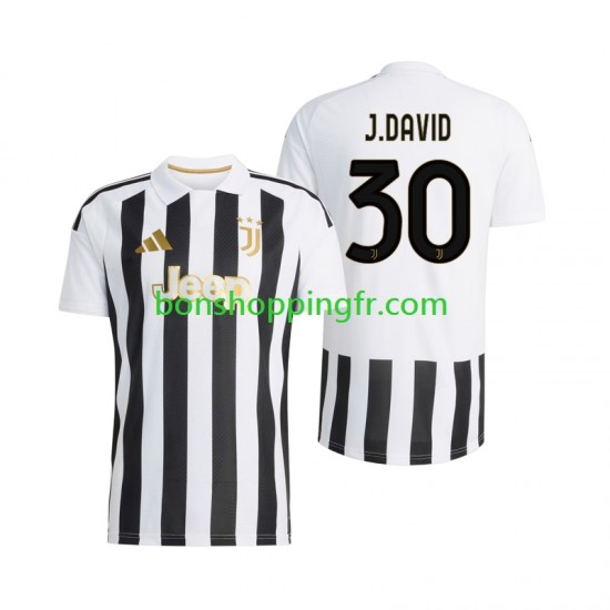 Maillot Domicile Juventus Jonathan David 30 2026-2027 Manches Courtes Homme