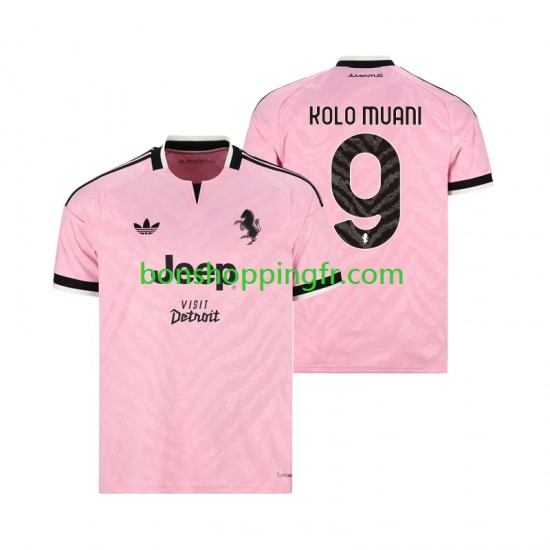 Maillot Extérieur Juventus Randal Kolo Muani 9 2026-2027 Manches Courtes Homme