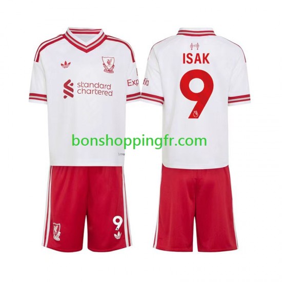 Maillot Extérieur Liverpool Alexander Isak 9 2026-2027 Manches Courtes Jeune Enfant(+shorts)