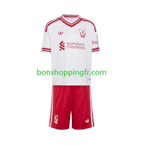 Maillot Extérieur Liverpool 2026-2027 Manches Courtes Jeune Enfant(+shorts)