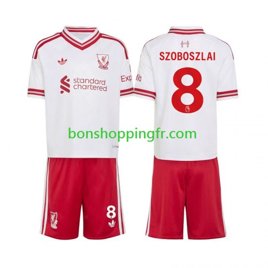 Maillot Extérieur Liverpool Dominik Szoboszlai 8 2026-2027 Manches Courtes Jeune Enfant(+shorts)