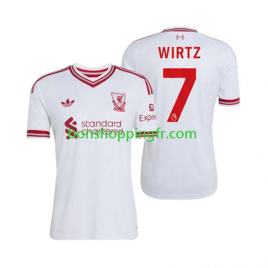Maillot Extérieur Liverpool Florian Wirtz 7 2026-2027 Manches Courtes Homme
