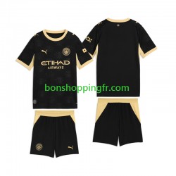 Maillot Extérieur Manchester City 2026-2027 Manches Courtes Jeune Enfant(+shorts)