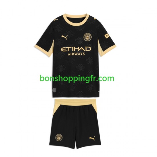 Maillot Extérieur Manchester City 2026-2027 Manches Courtes Jeune Enfant(+shorts)