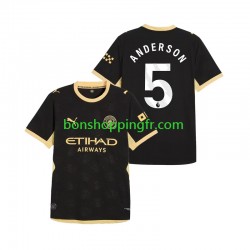 Maillot Extérieur Manchester City Elliot Anderson 5 2026-2027 Manches Courtes Homme